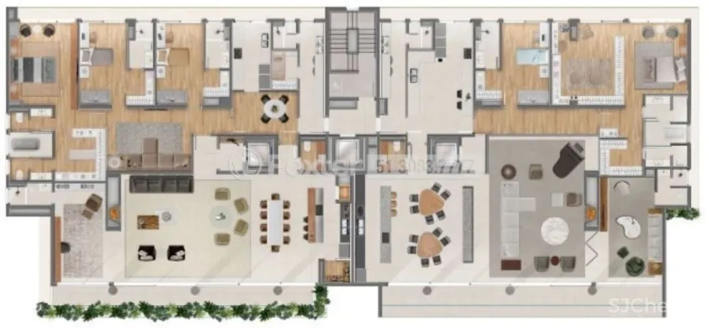 387㎡ 自然奢华的大平层,第四代住房有了新范本