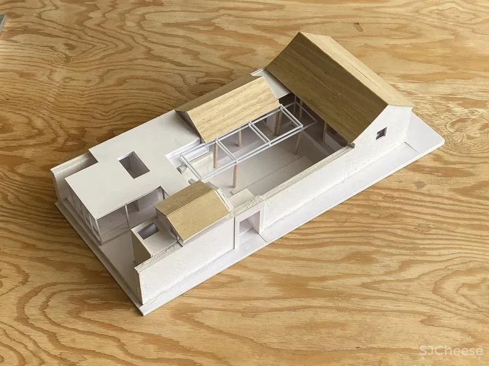 北京这栋沉静百年的老宅没有爆改,却把过道运用得淋漓尽致!