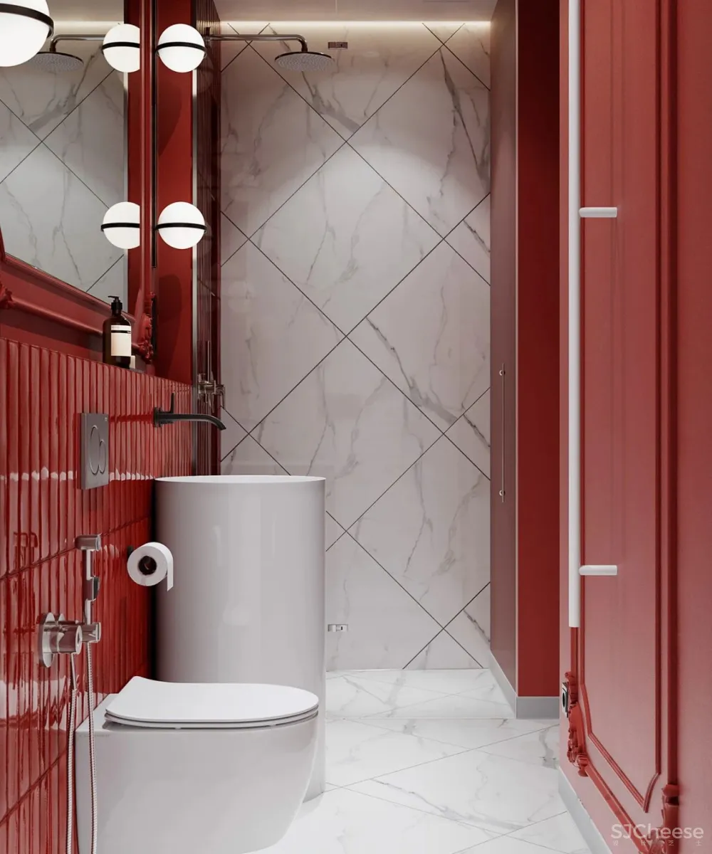 58㎡时尚美宅,色彩的魔力!