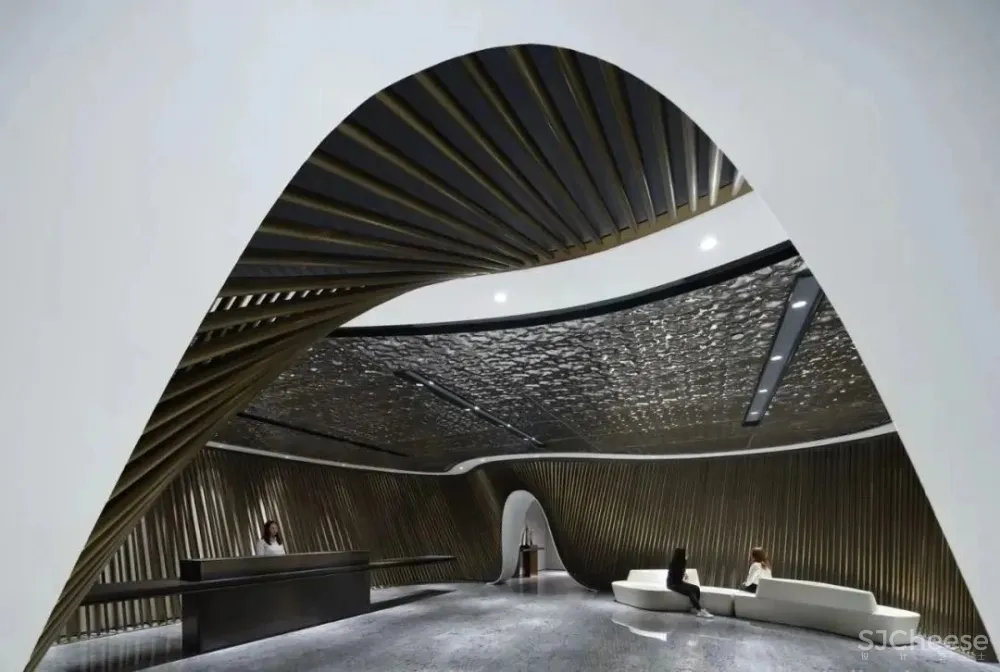 以线性美学,重塑魔都顶级智慧办公空间 集艾设计