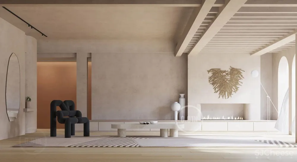 Large And Elegant Rustic Living Spaces