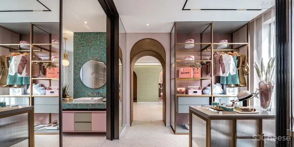 金泰中央公园杨上叠样板间231㎡丨 一然设计