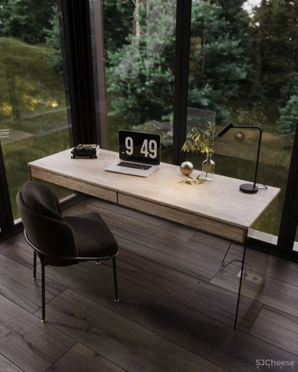 黑色别墅,迷人的高级气质!