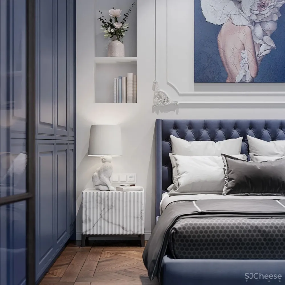 58㎡时尚美宅,色彩的魔力!