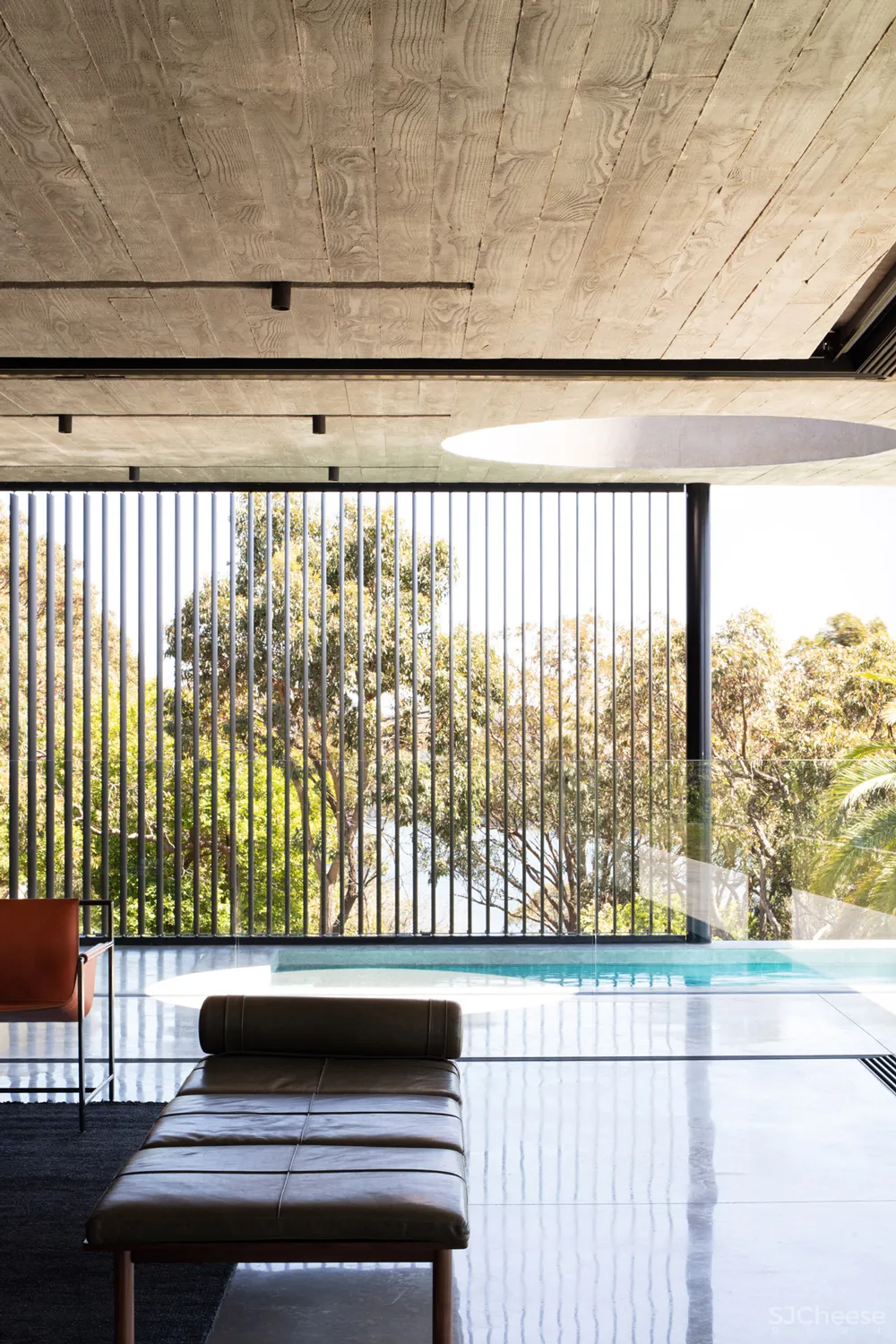 乡下盖房子,用这种木纹混凝土,温暖又高级!