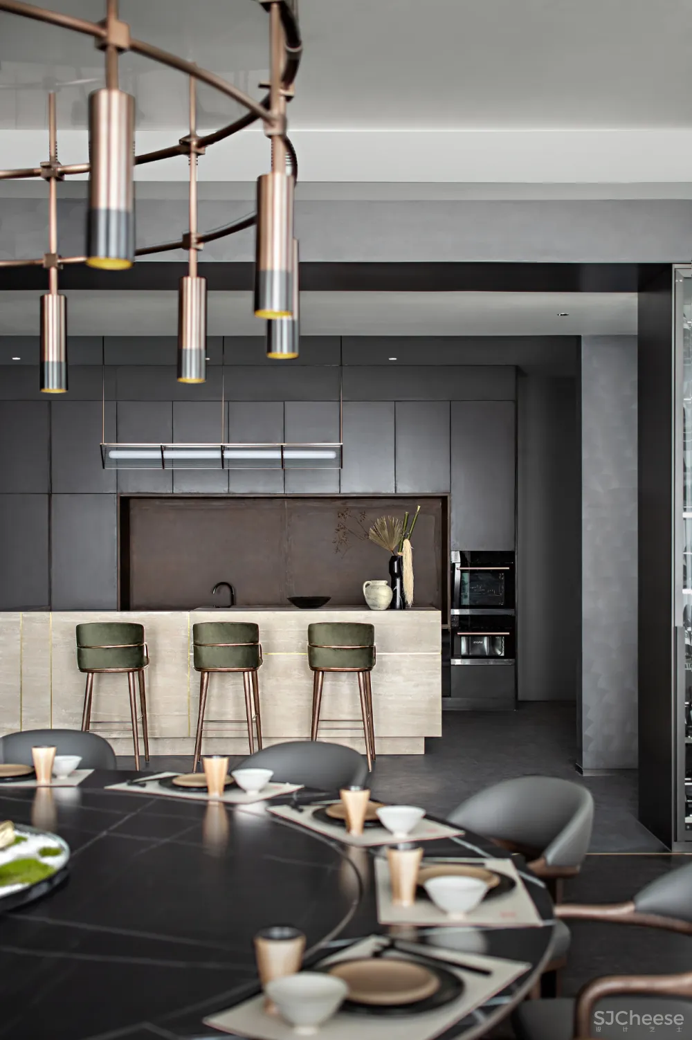 璞辉设计丨「醉潮 · 宴遇」——醉墨淋漓，云奔潮涌，“味”你而来