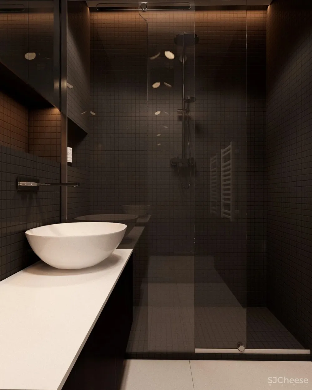 43㎡黑色小户型住宅,网友:这才叫一个人的豪宅!