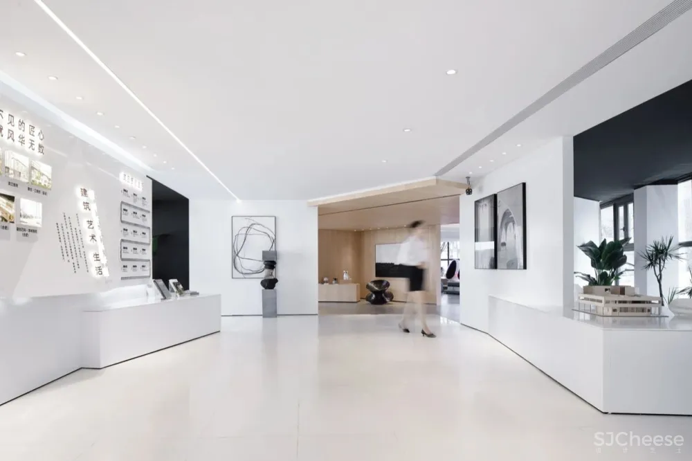 千舍设计·新作 空间的美学与诗意 — 未来城售楼处