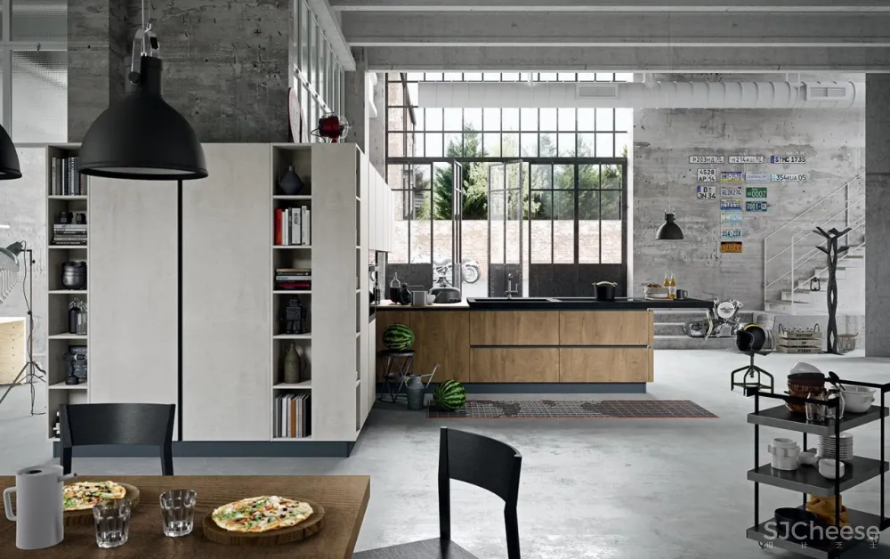 工业风厨房，让你不羁放纵爱烹饪