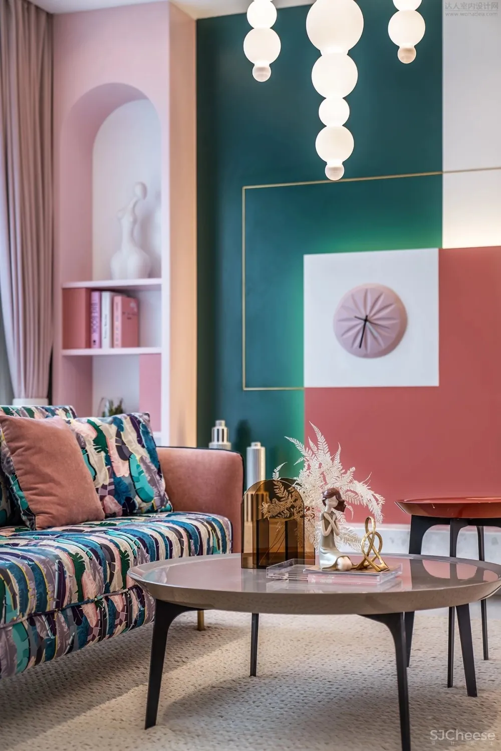 金泰中央公园杨上叠样板间231㎡丨 一然设计