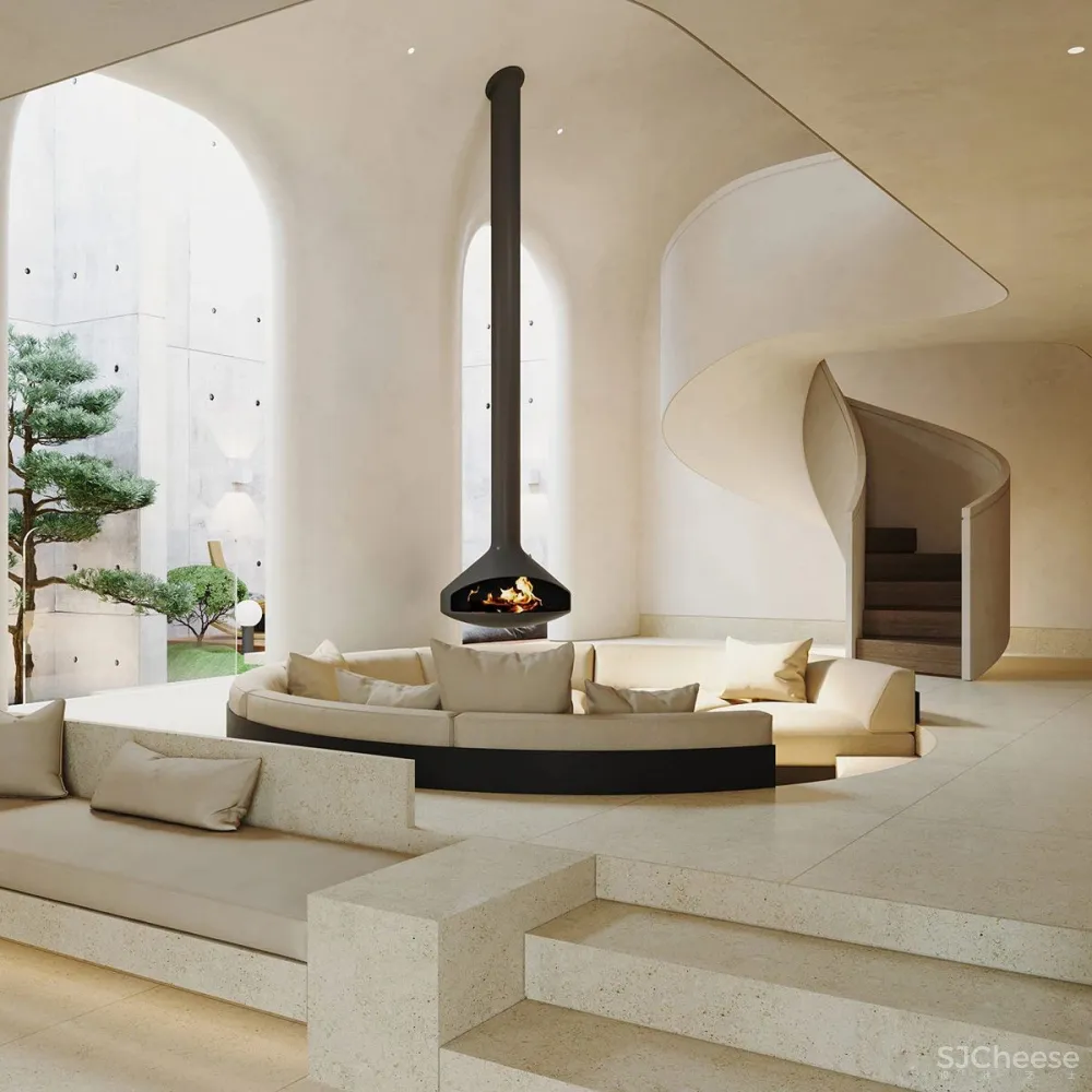 自然舒适的艺术住宅