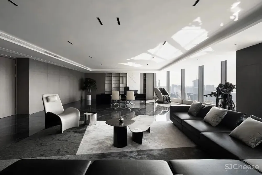 黑白简趣空间，90后都爱的个性潮地 珀阁室内设计