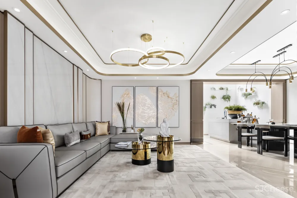 260㎡轻奢艺术大宅，优雅精致的新贵气质！【柯翊设计】