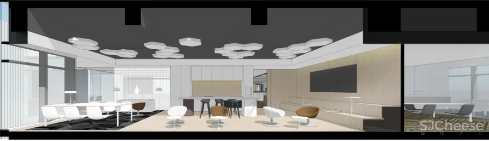 YuQiang - Partners 新作 3600㎡综合性商业地产办公室