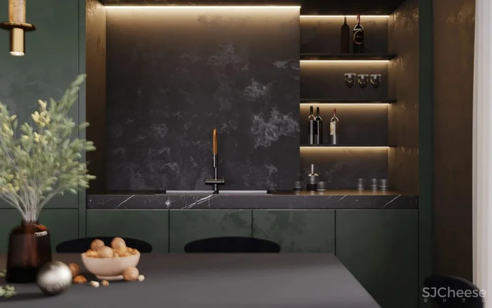 黑色别墅,迷人的高级气质!