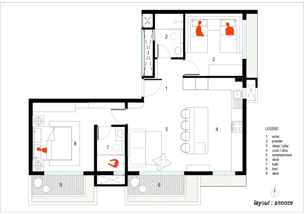 这个家又黑暗又绚烂，既大胆又原始，你会选择住在这个酷酷的空间吗？