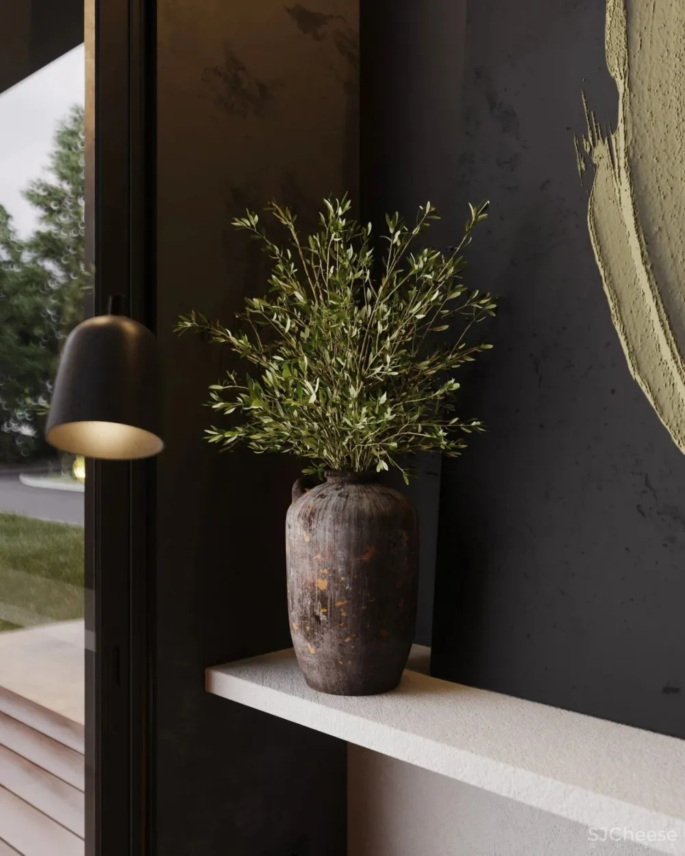 黑色别墅,迷人的高级气质!