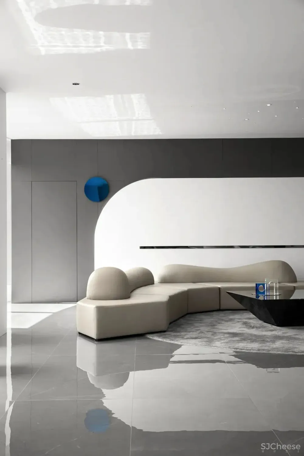 黑白简趣空间，90后都爱的个性潮地 珀阁室内设计