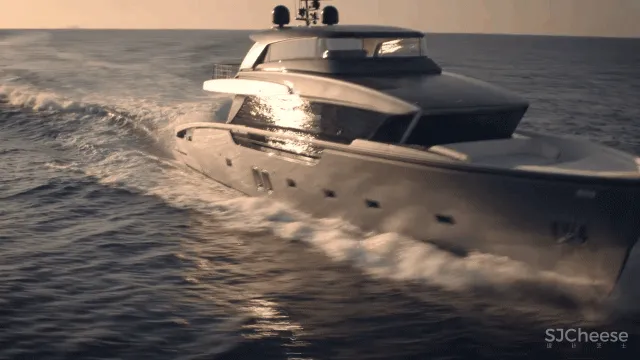 梁志天新作 海上别墅:游艇Sanlorenzo SX88室内设计