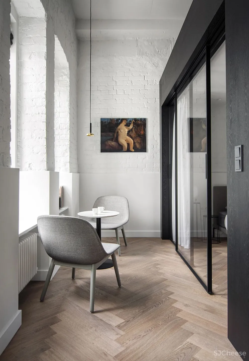 114㎡ 老房翻新,起居室加个“盒子”瞬间多出两间房