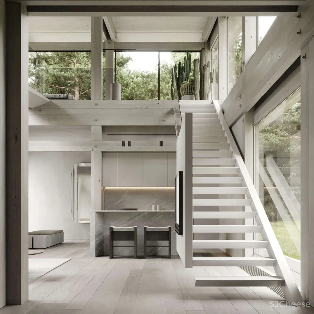 超大尺度,上演原生态极简空间