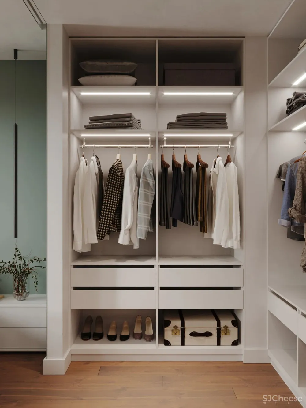 Besense新作 73m²小户型,喜欢那一抹淡淡的绿