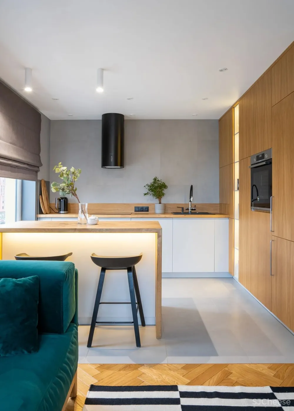 79㎡古典氛围,色彩大胆而鲜活!