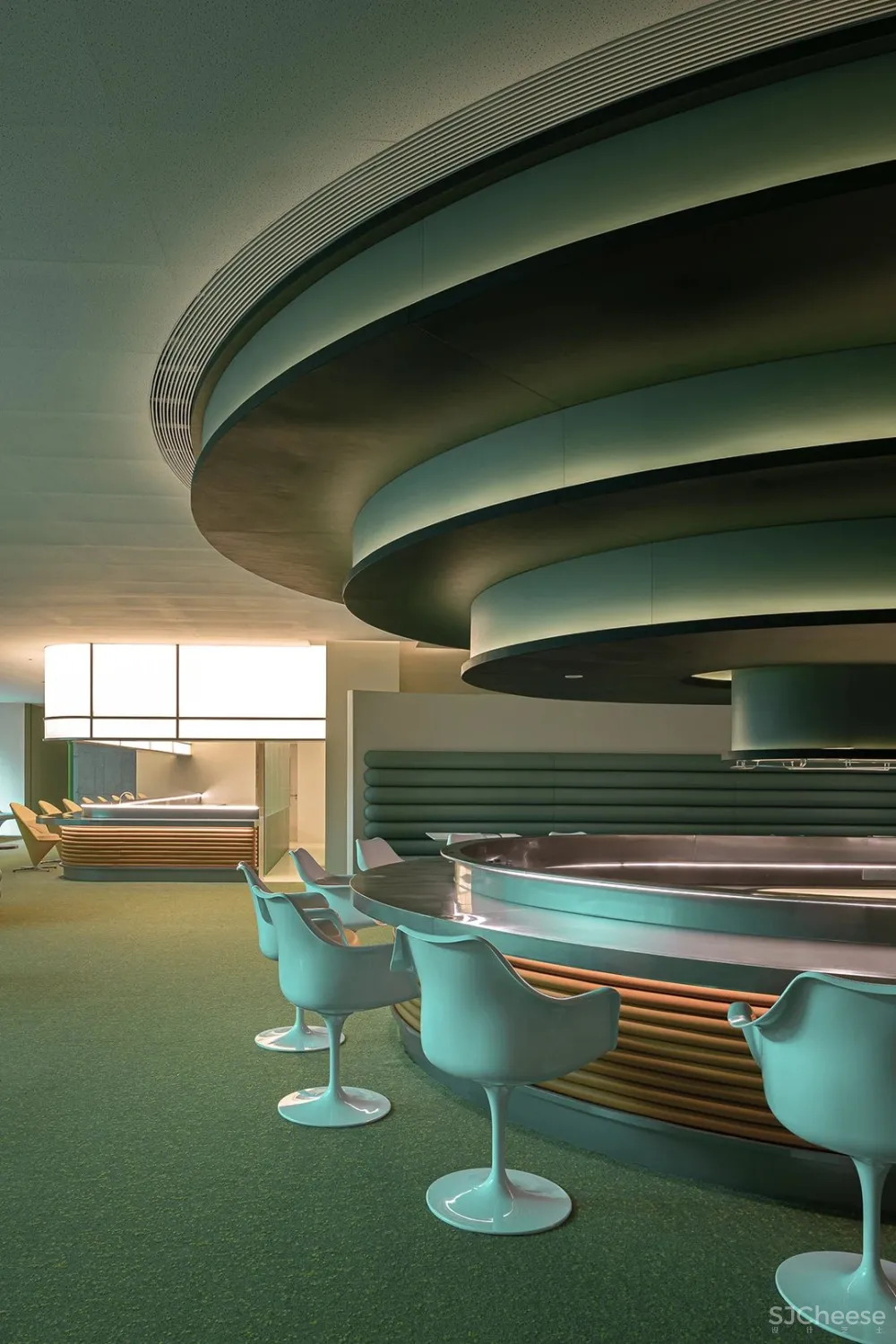 万社设计 上海 ATLATL 餐厅,未来主义空间设计实验