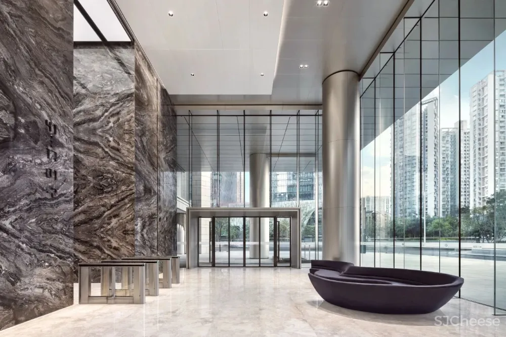 5000㎡简洁大气的办公楼空间设计