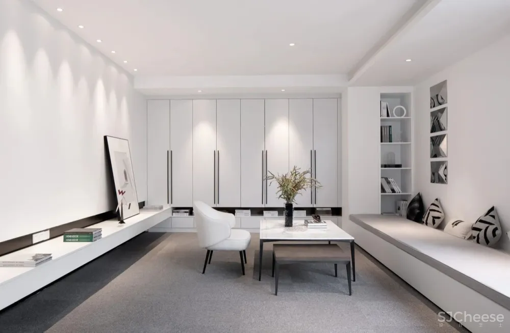 千舍设计·新作 空间的美学与诗意 — 未来城售楼处