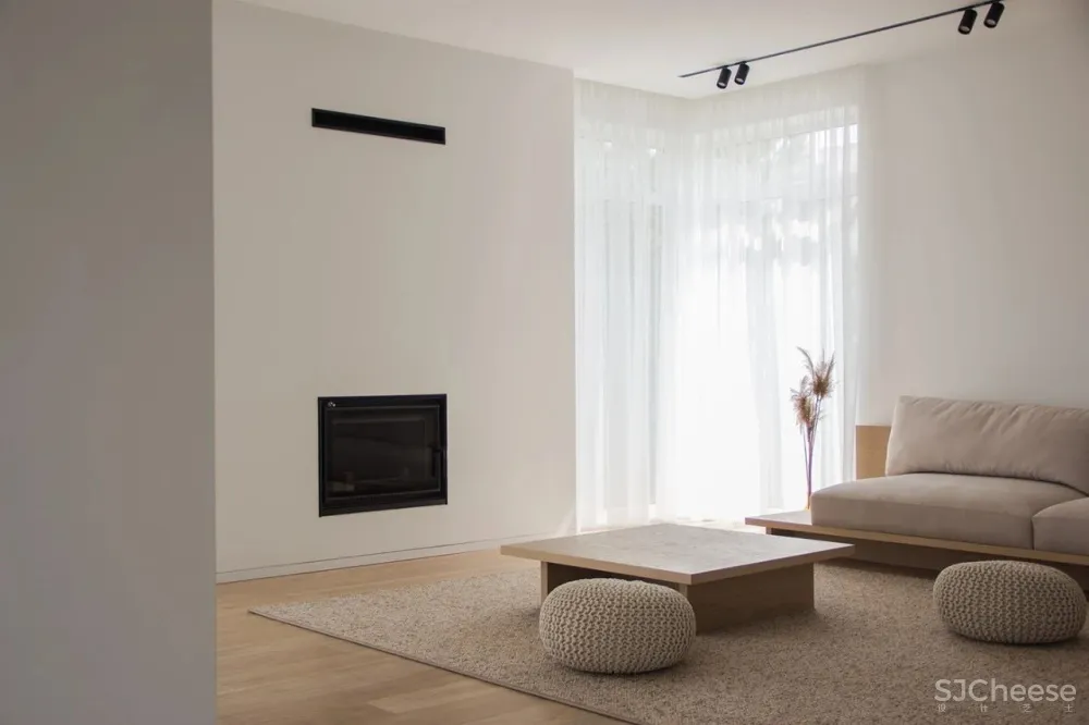 198㎡白色 原木色，最纯的搭配！