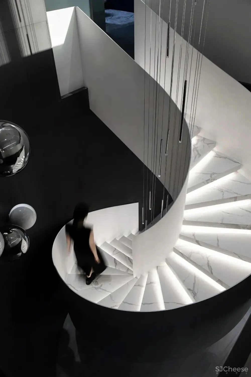 黑白简趣空间，90后都爱的个性潮地 珀阁室内设计