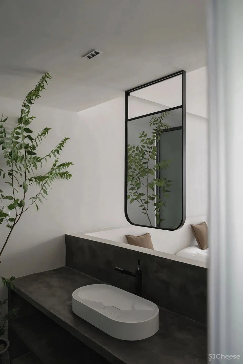 稻田里的极简民宿