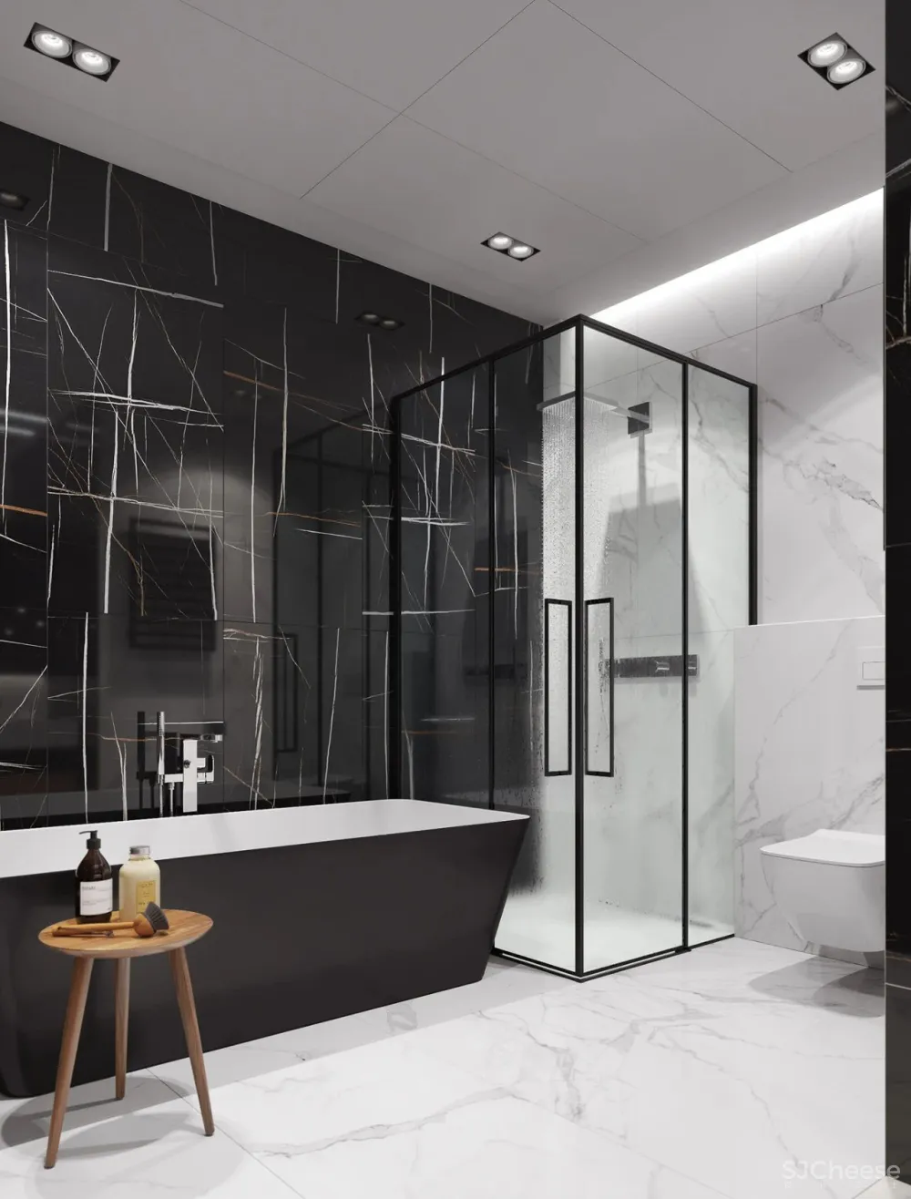 水蓝 浅灰，简约空间的浪漫调性