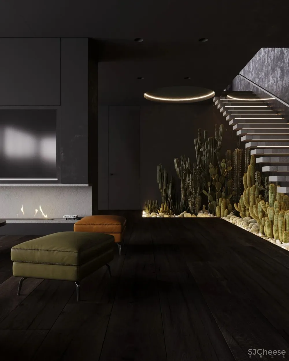 黑色别墅,迷人的高级气质!