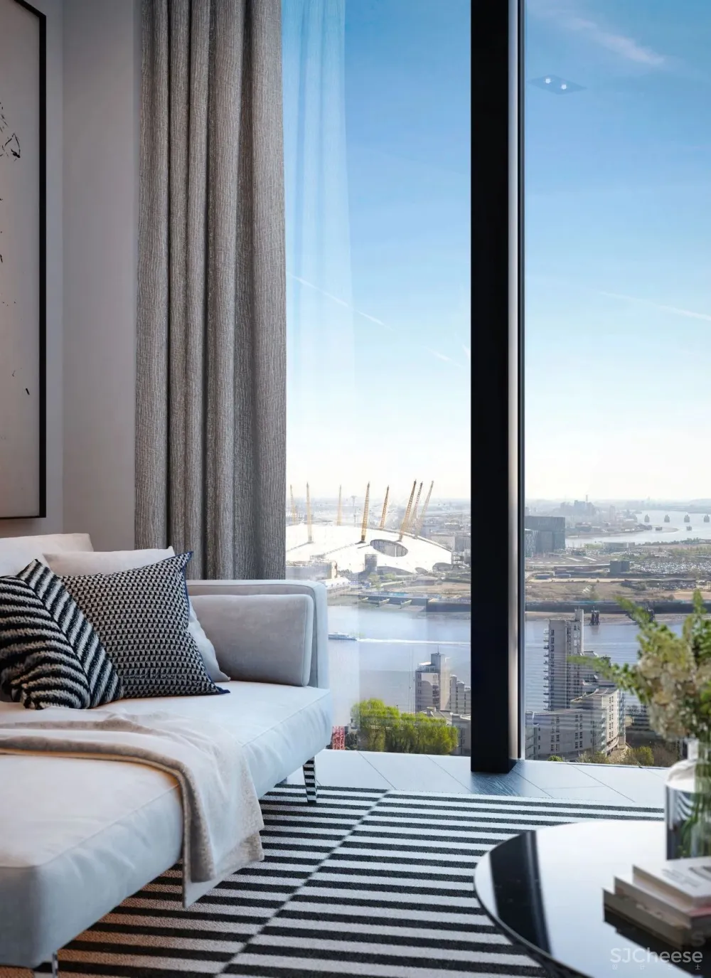 Make Architects设计-世界金融中心,伦敦泰晤士河畔顶奢公寓The Madison