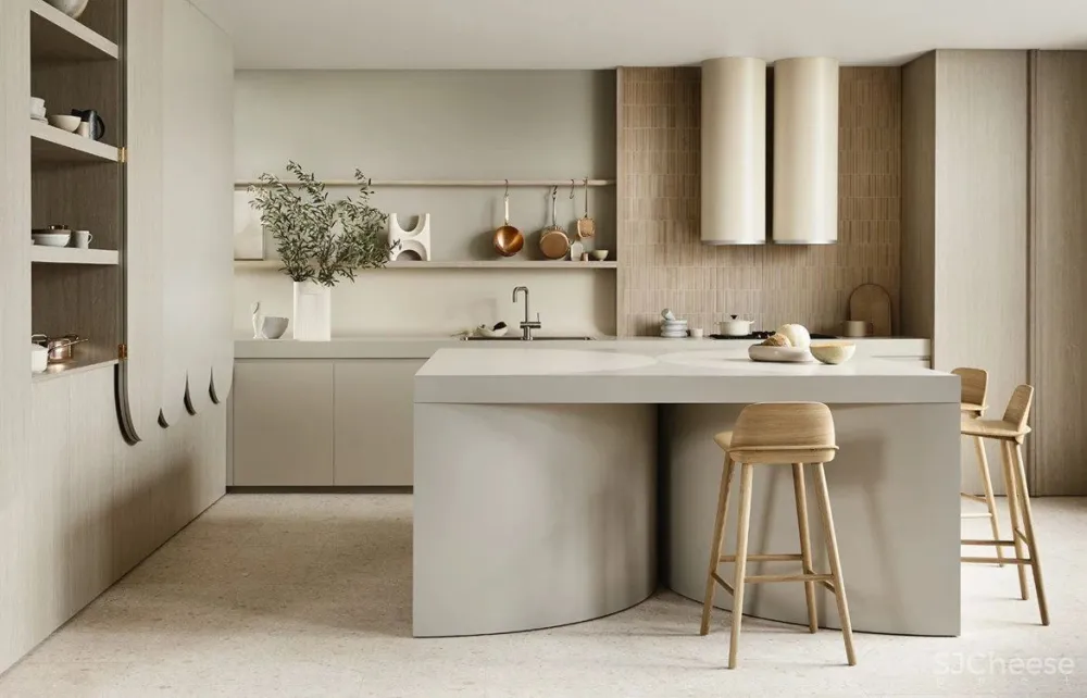 厨房加个中岛，小家也能住出豪宅感