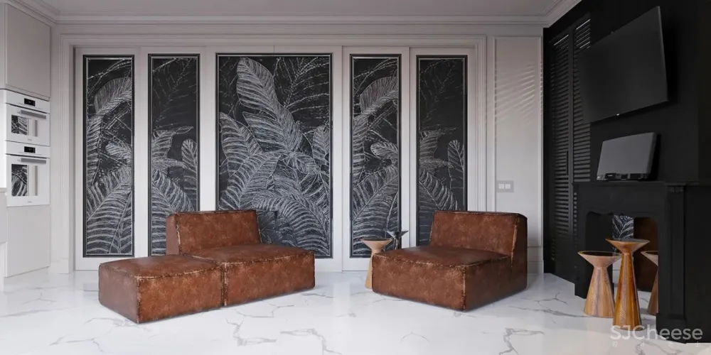 45㎡小宅,时尚经典!