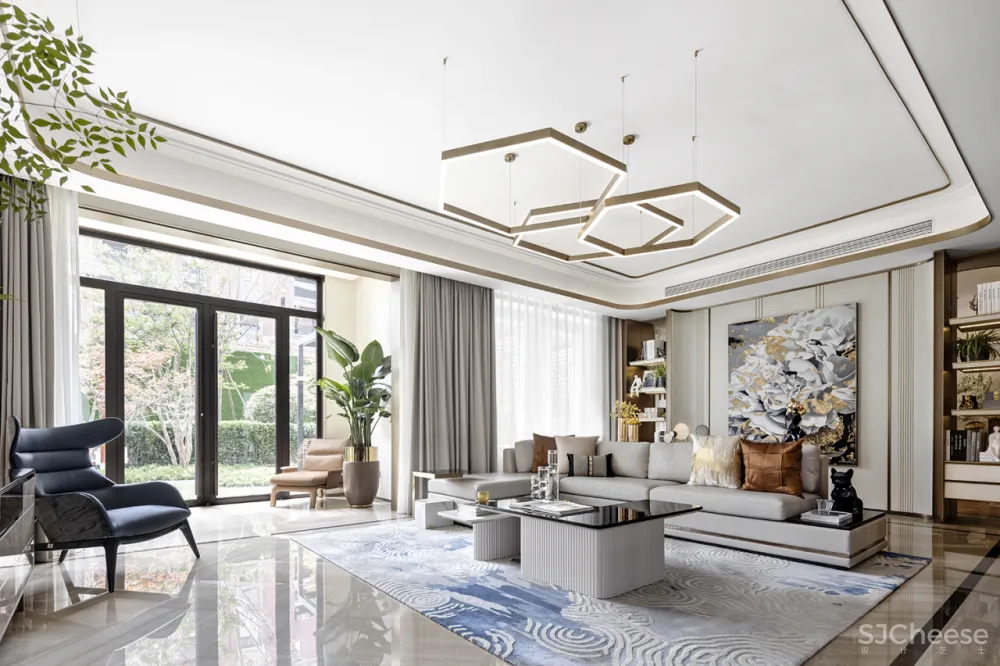 260㎡轻奢艺术大宅，优雅精致的新贵气质！【柯翊设计】