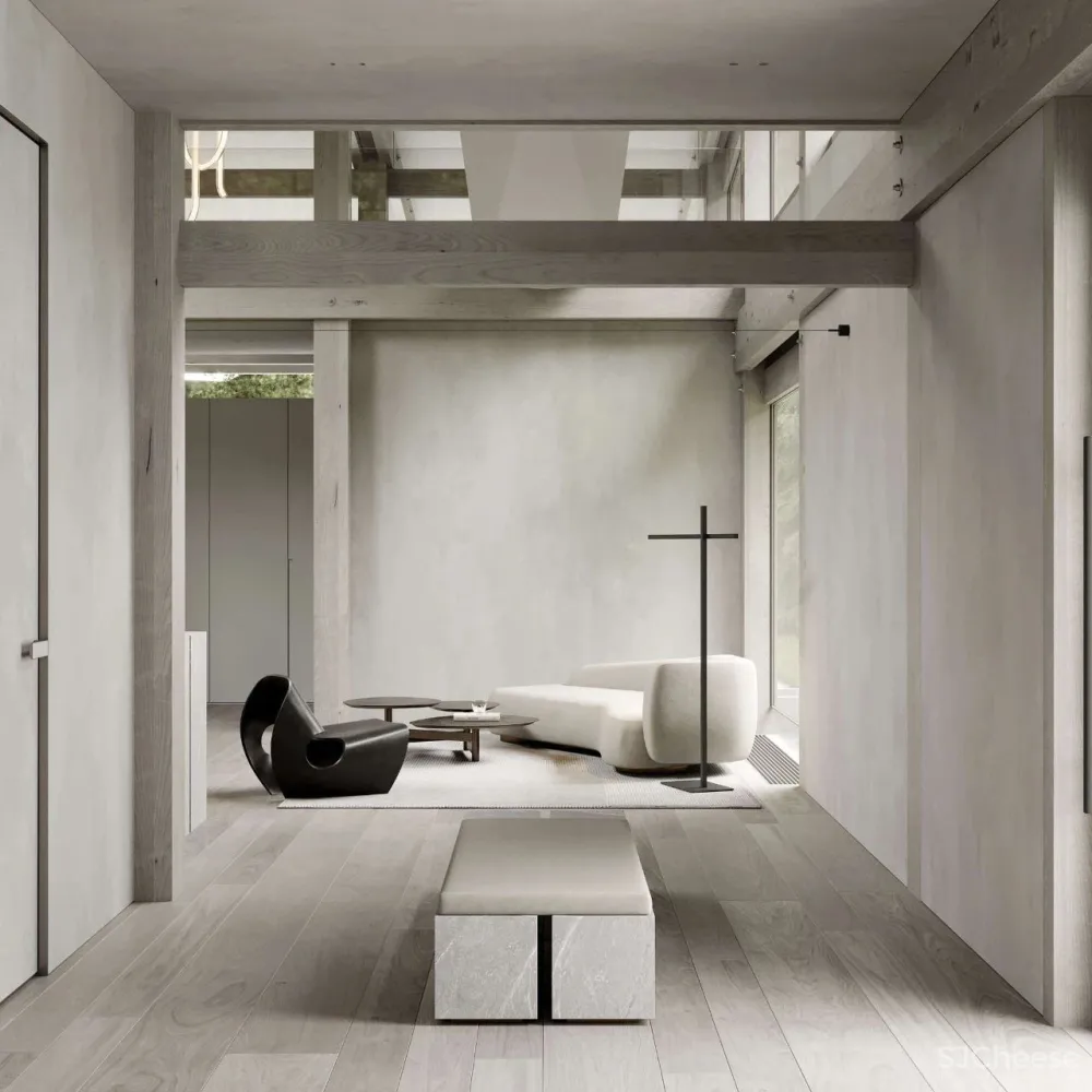 超大尺度,上演原生态极简空间