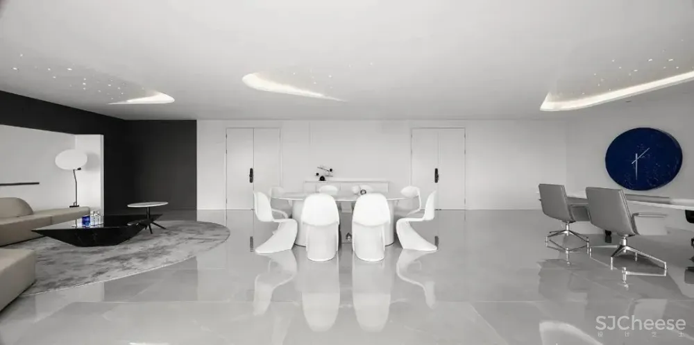 黑白简趣空间，90后都爱的个性潮地 珀阁室内设计