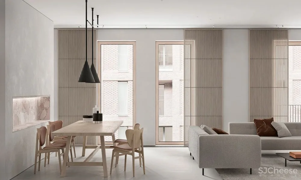 完美的空间比例,诠释极简主义克制美学