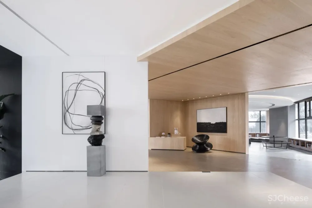 千舍设计·新作 空间的美学与诗意 — 未来城售楼处