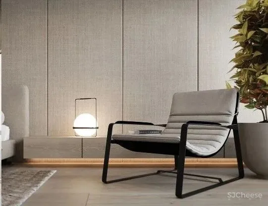 简约原木风住宅,用布艺、石材搭配出高级感!