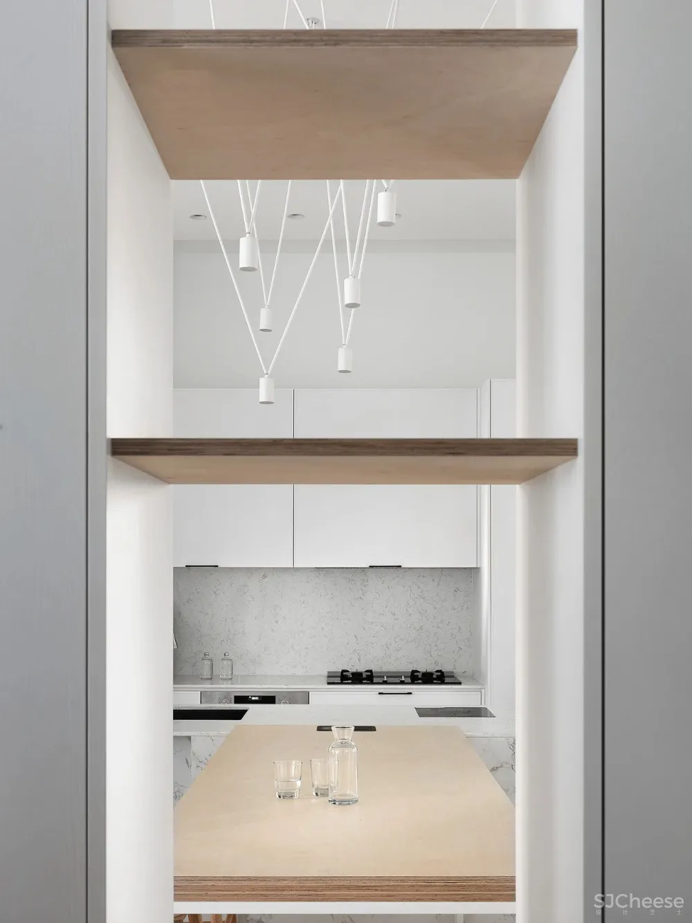 149㎡纯白原木空间，素雅舒适是家的灵魂！