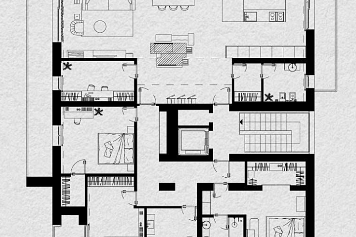 如何把高姿态的天鹅绒运用得优雅又接地气?这个家一定是个完美示范