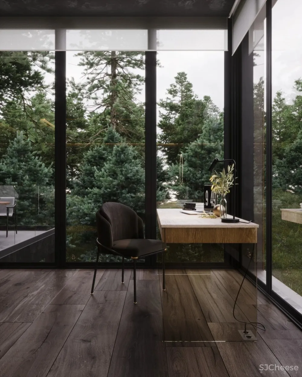 黑色别墅,迷人的高级气质!