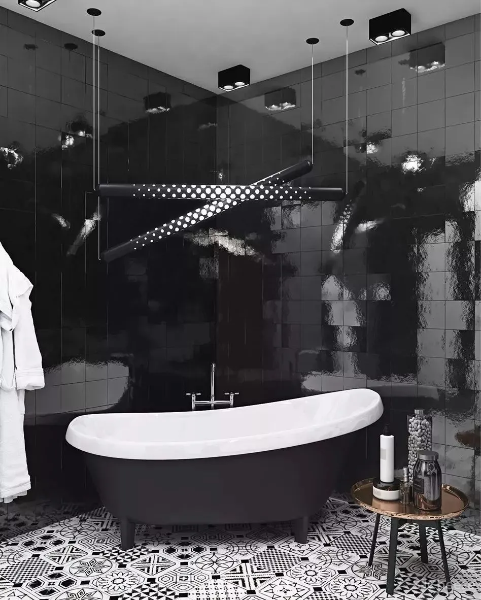 高级黑,超帅气的设计配色!