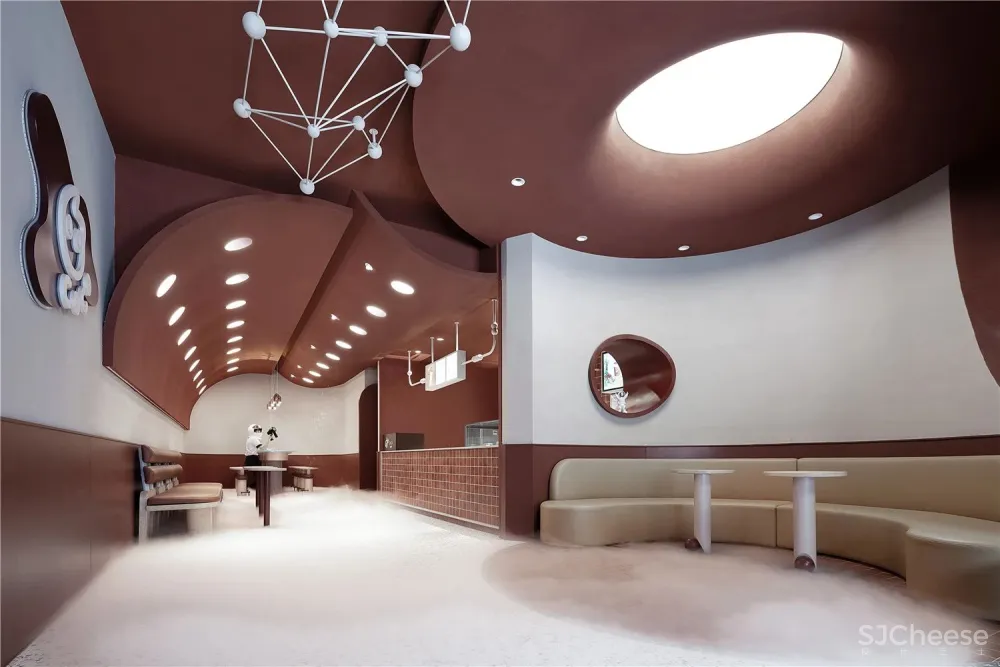 你怎么看奶茶品牌CoCo这家走向“宇宙”的店?