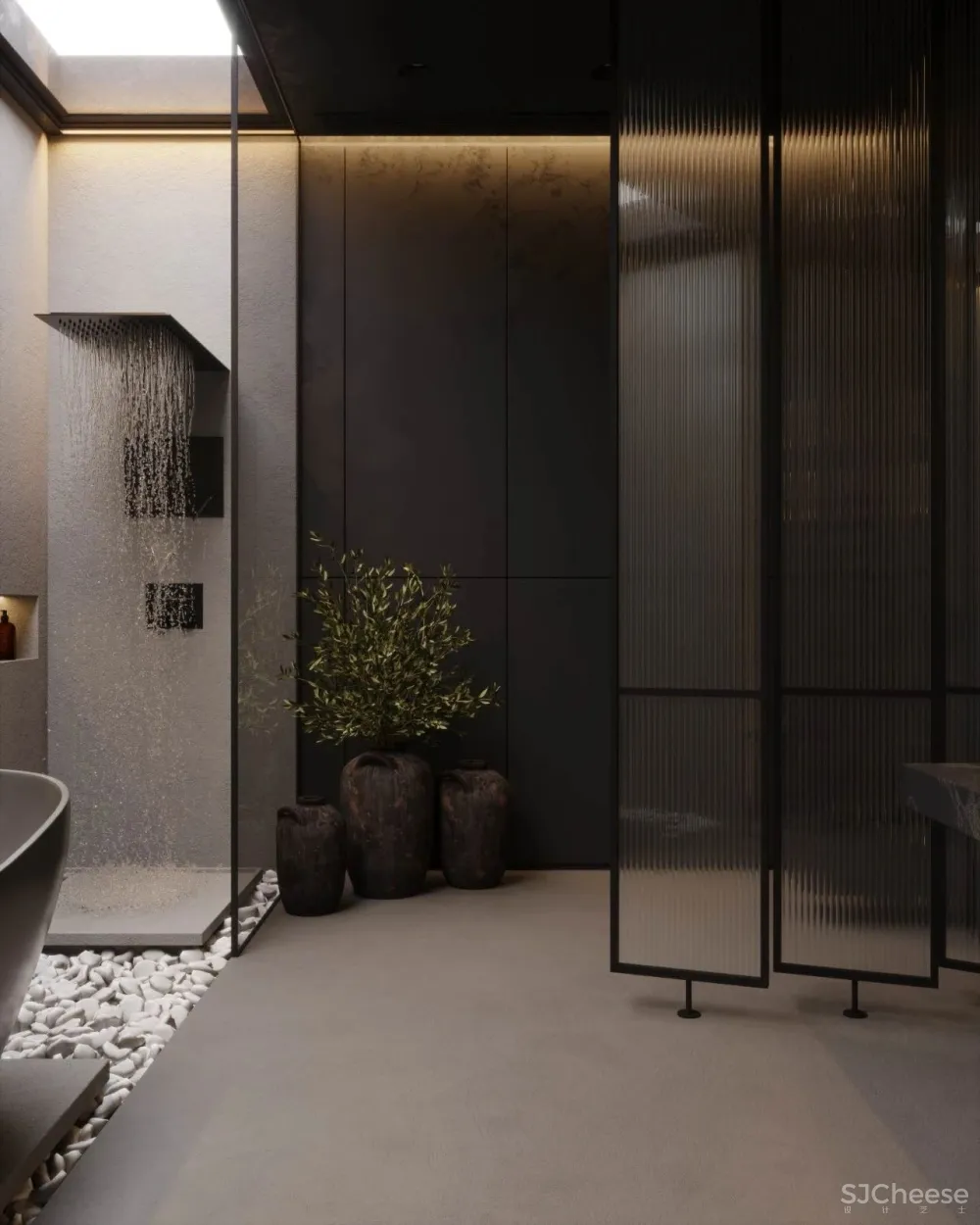 黑色别墅,迷人的高级气质!